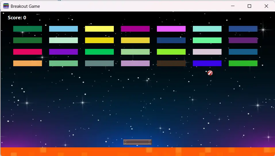 MultiMiniGame - BreakOut Mini-Game